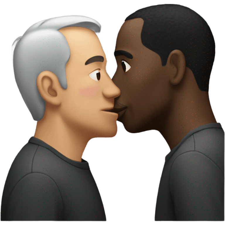 diddy kissing a man emoji