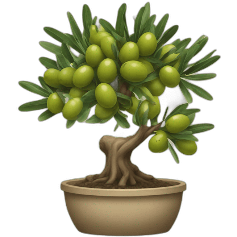 To collect an olive tree emoji