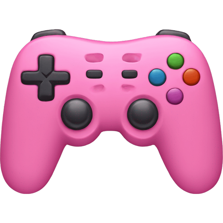 Pink video game controller  emoji