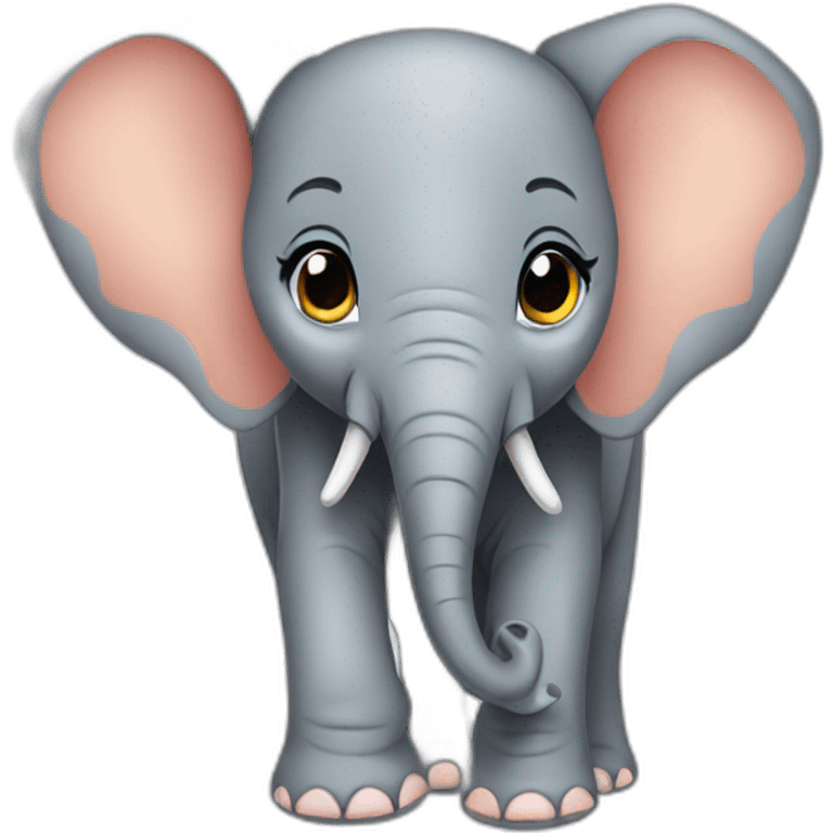 Cute Baby African Elephant emoji