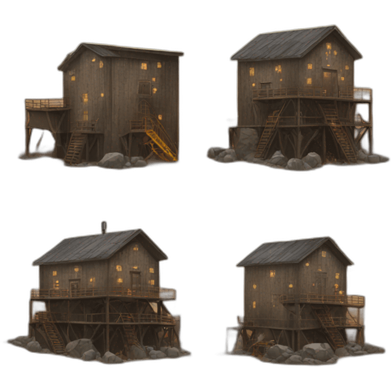 mine shaft/Mining Building house emoji