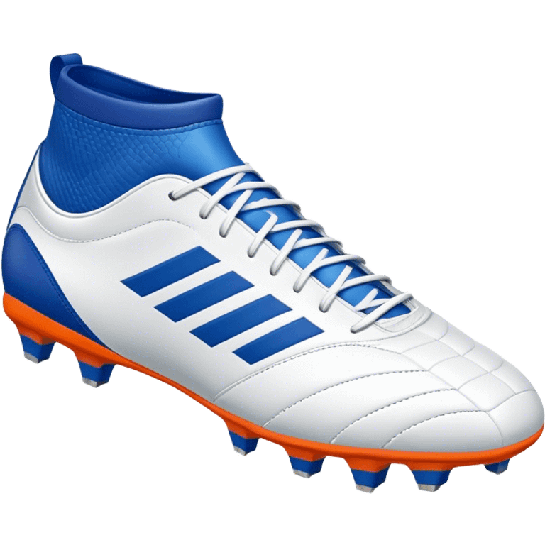 Cinematic Realistic image of a pair of soccer boots featuring finely detailed synthetic and leather textures, vibrant accents and dynamic design elements, illuminated by bright, field-side lighting that captures their sporty essence emoji