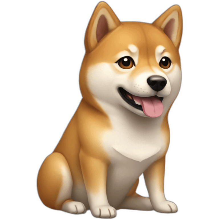 Shiba inu and Elon musk emoji