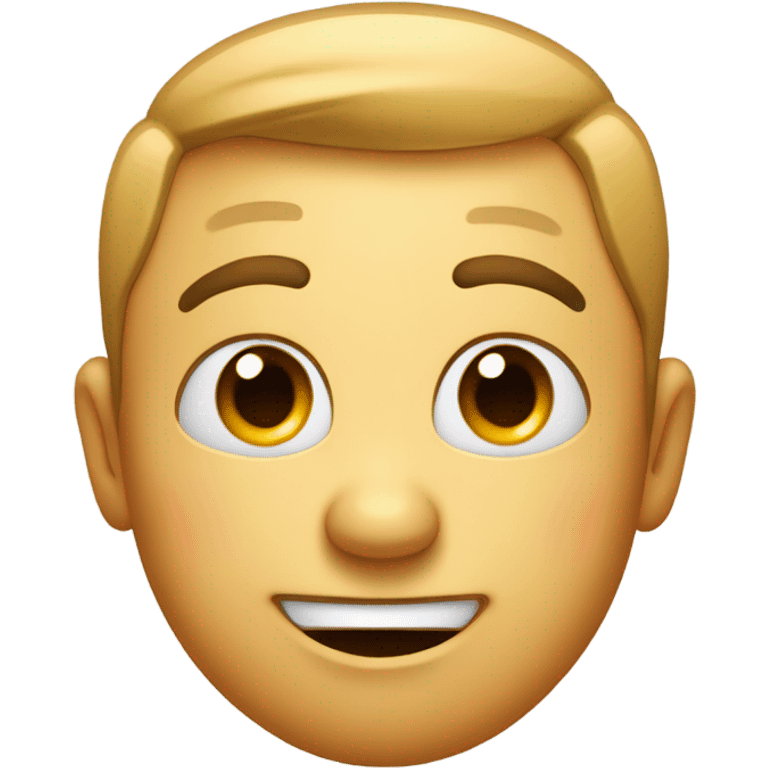 Emoji with a flirty face emoji