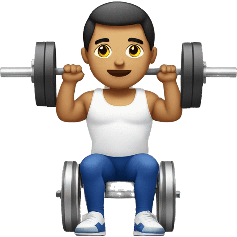 Powerlifting for the disabled emoji