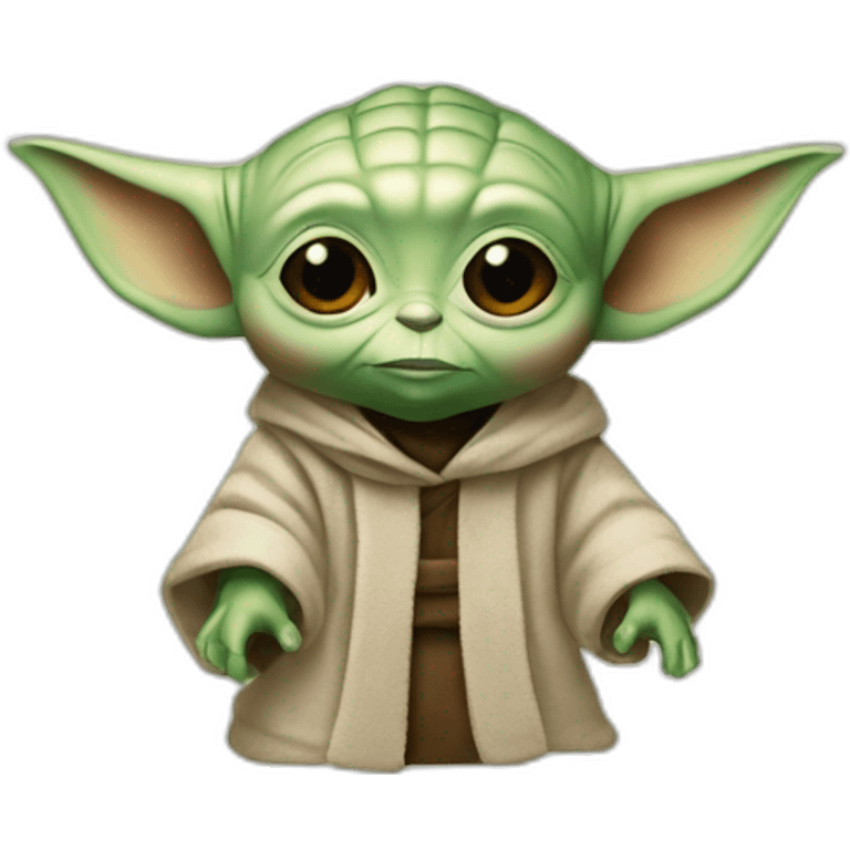 Bébé Yoda mcdo emoji