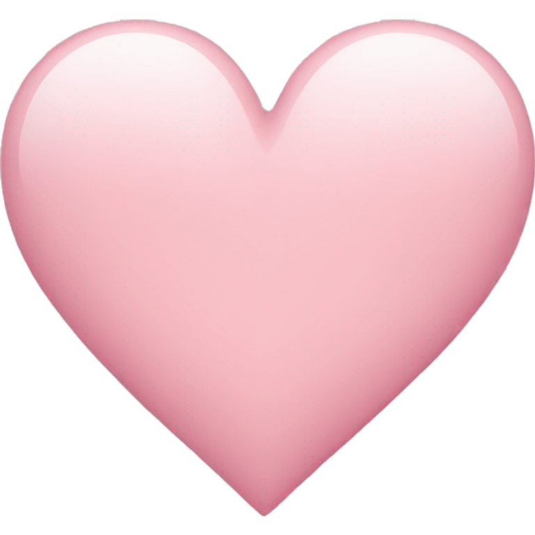 light pink heart emoji