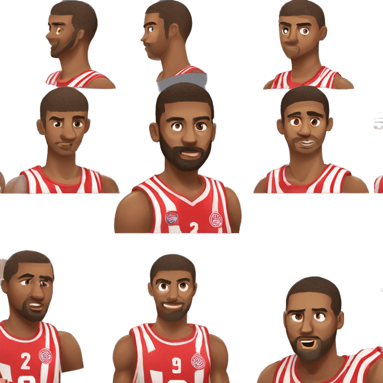 Olympiacos basketball emoji