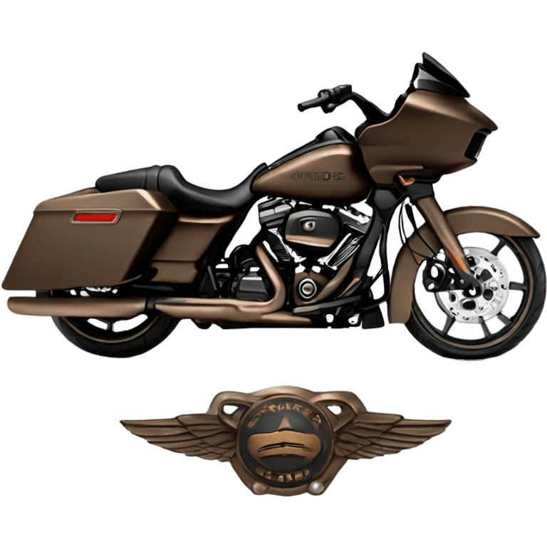 Road glide Harley black bronze rims emoji