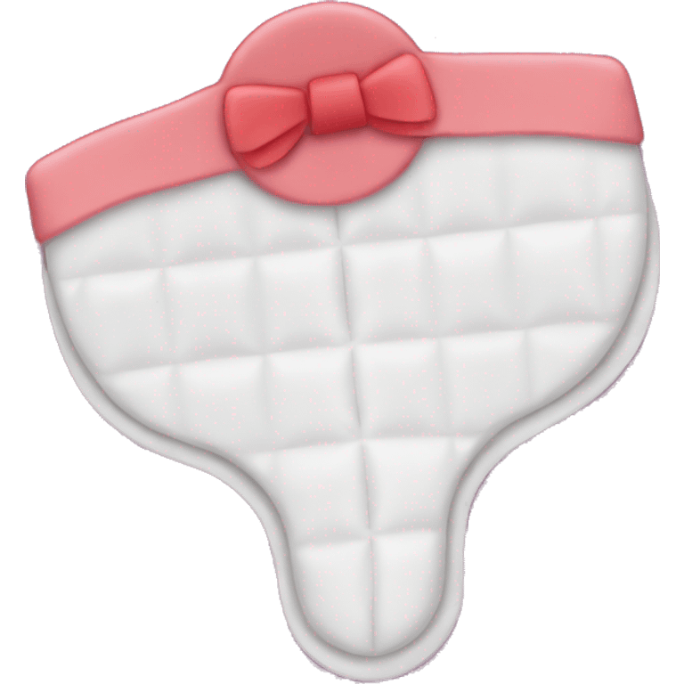 Feminine menstrual pad emoji