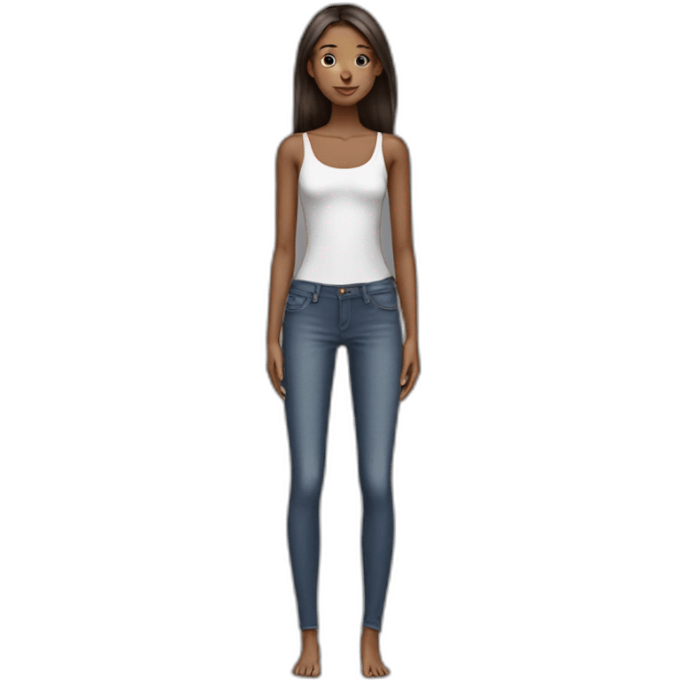 skinny model emoji