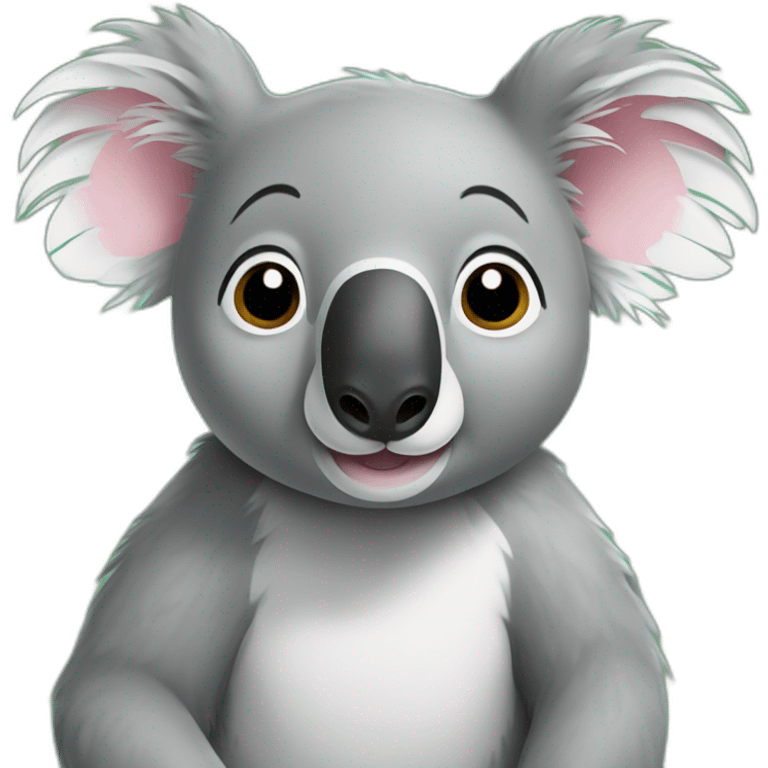 Koala cochon colibri emoji