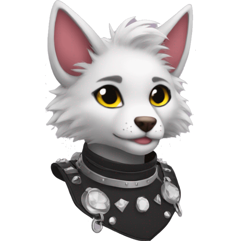 Anthro Punk Fursona Collar  emoji