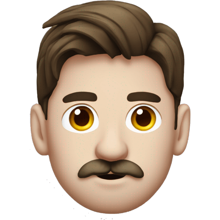 Leo messi con bigote emoji