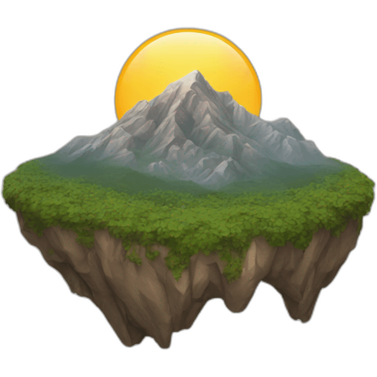 Mountain emoji