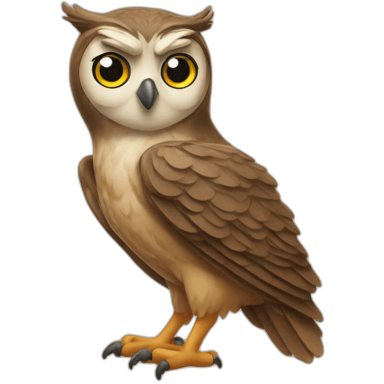 owl thumnbs up emoji