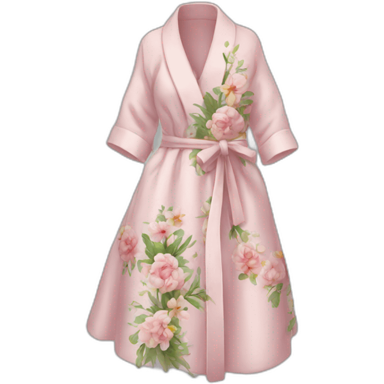 Robe à fleurs emoji