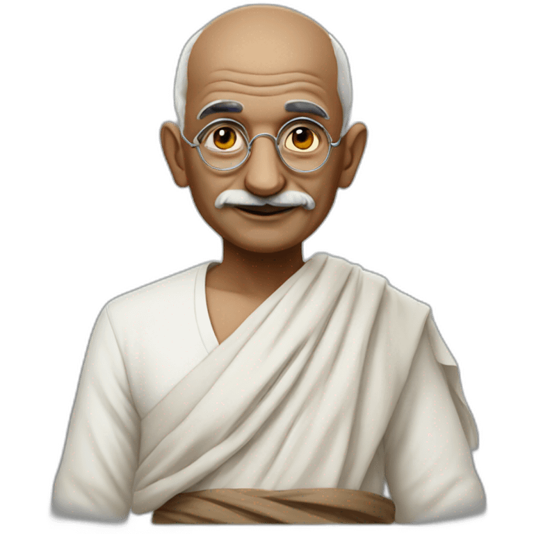 Gandhi emoji