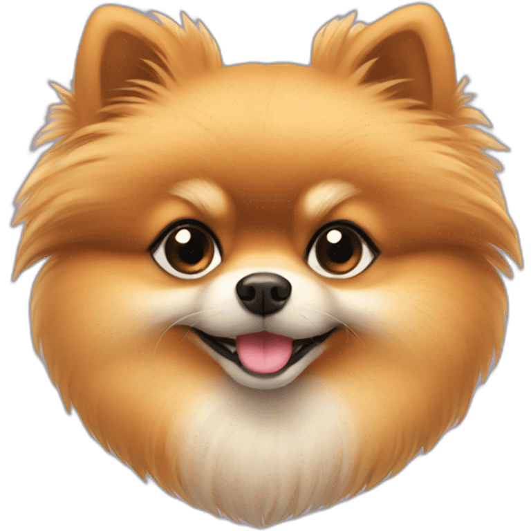 pomeranian-in-love emoji