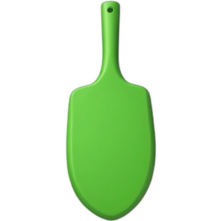 Green throw up paddle  emoji