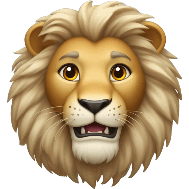 Lion smirk emoji