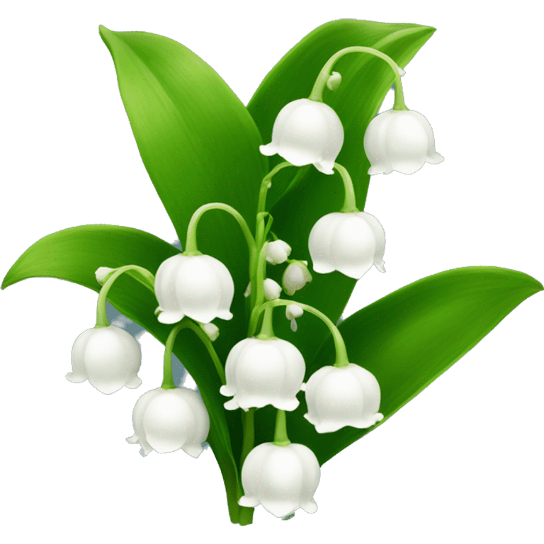 Lily of the valley flower emoji