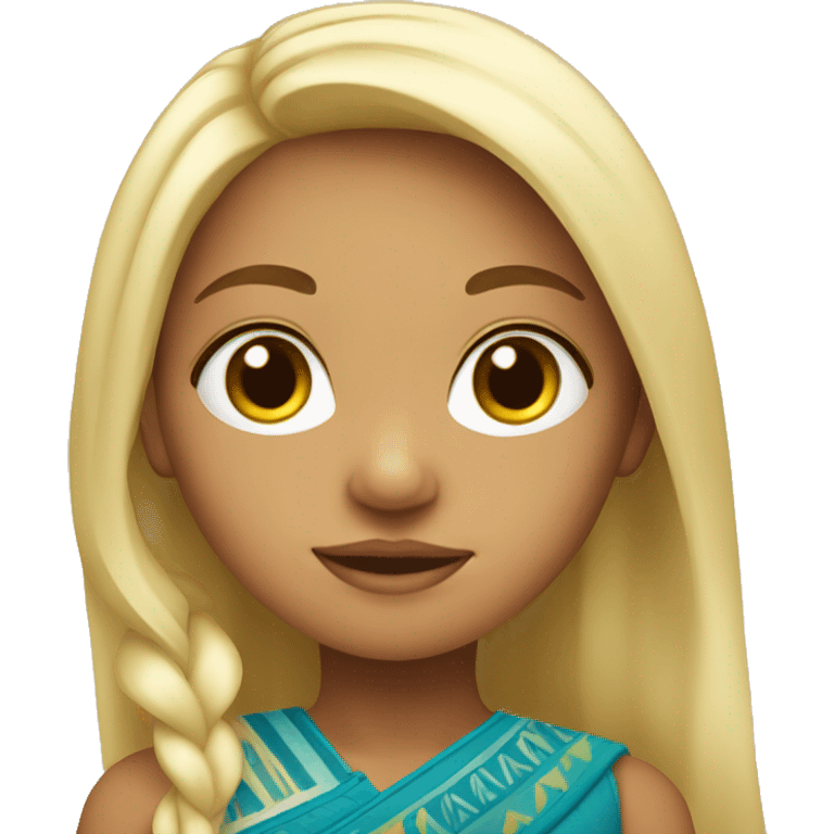 Māori blonde girl emoji