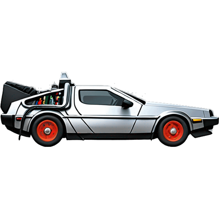 delorean back to future emoji