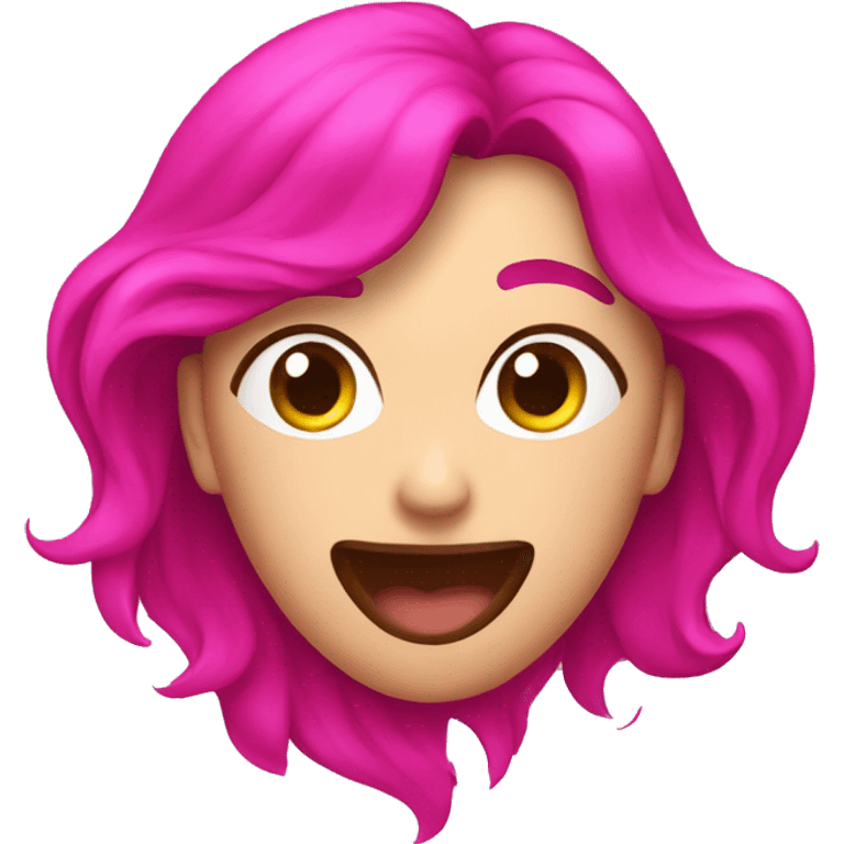 Corazón rosa fucsia emoji