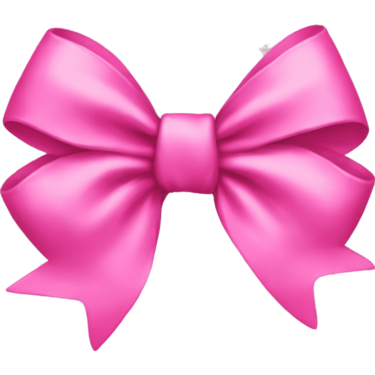 Pink bow emoji