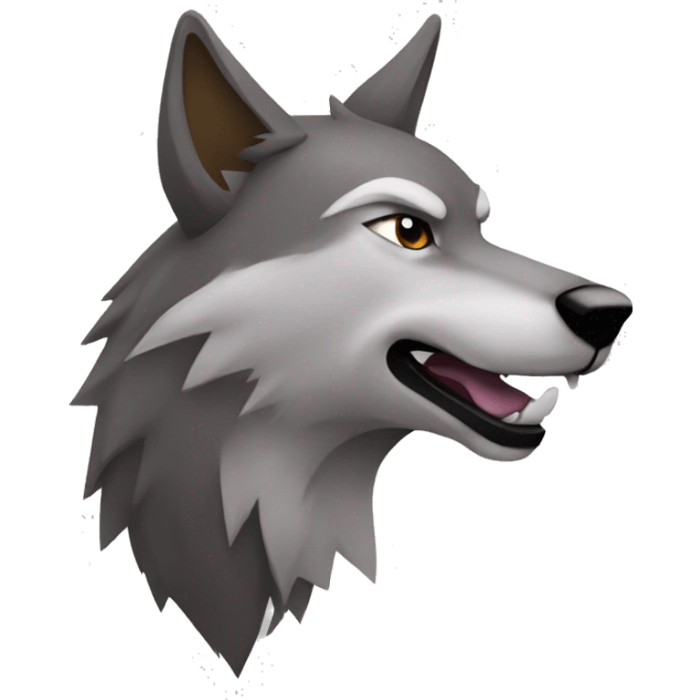 Sigma Alpha wolf emoji