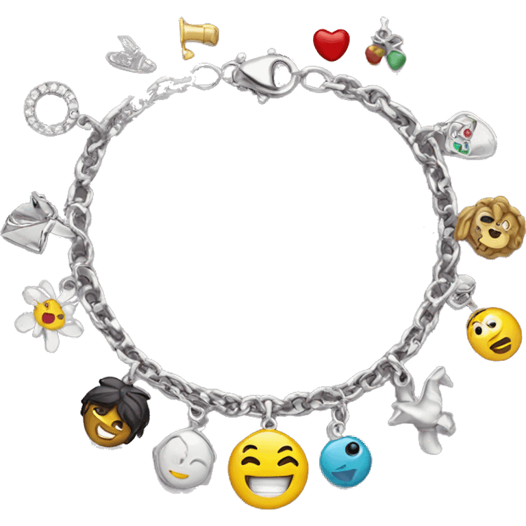 Charm bracelet emoji