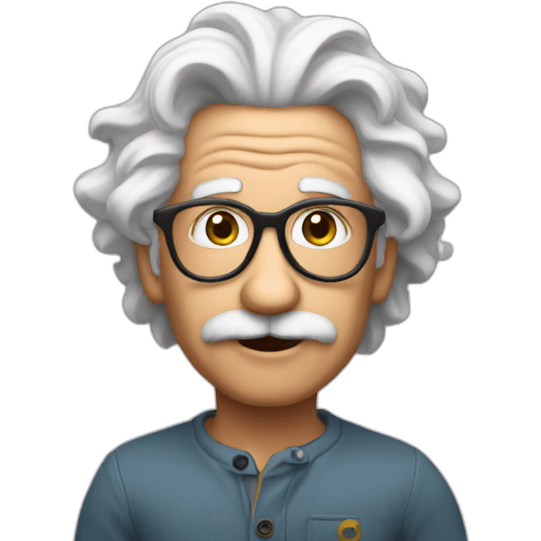 super Einstein emoji