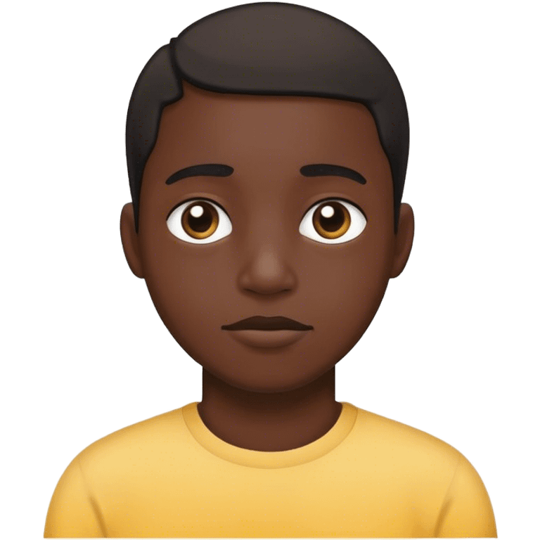 black skinned autist emoji