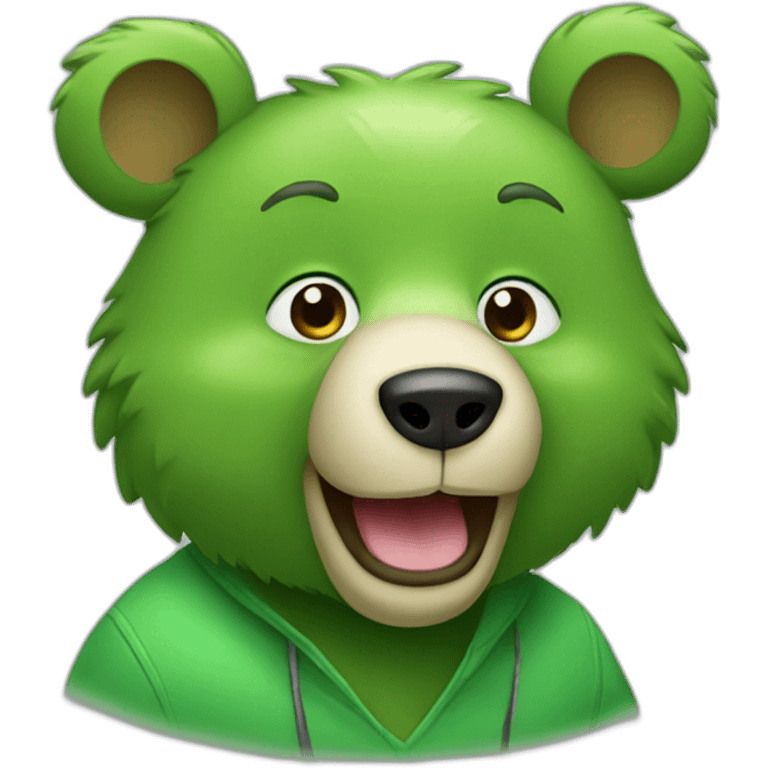 green chordify bear emoji