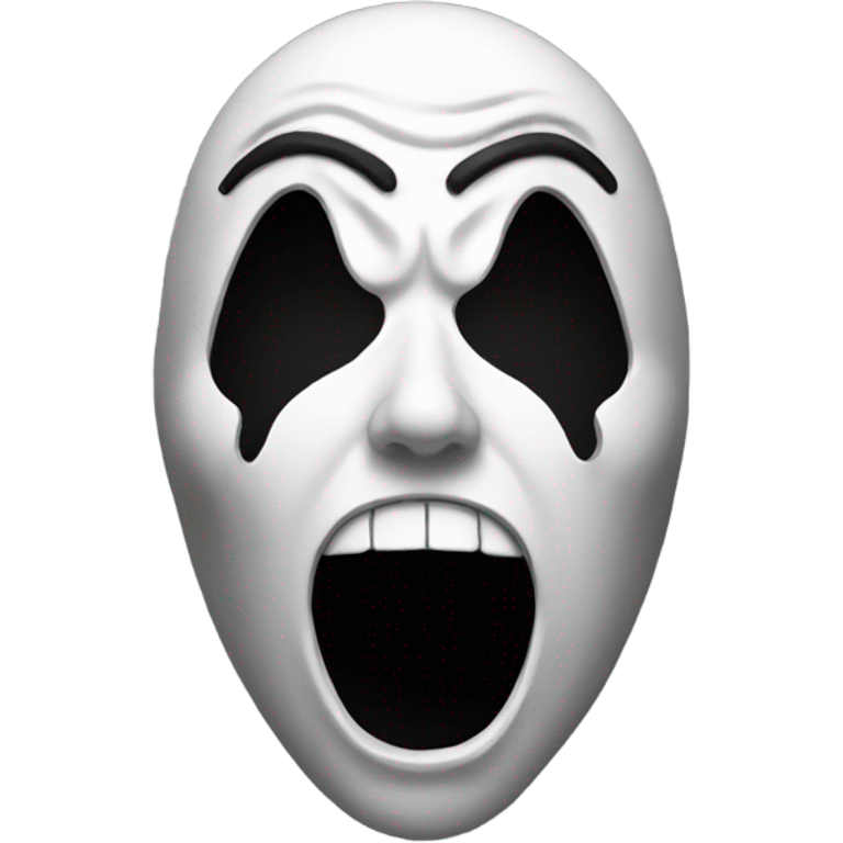 Scream mask emoji