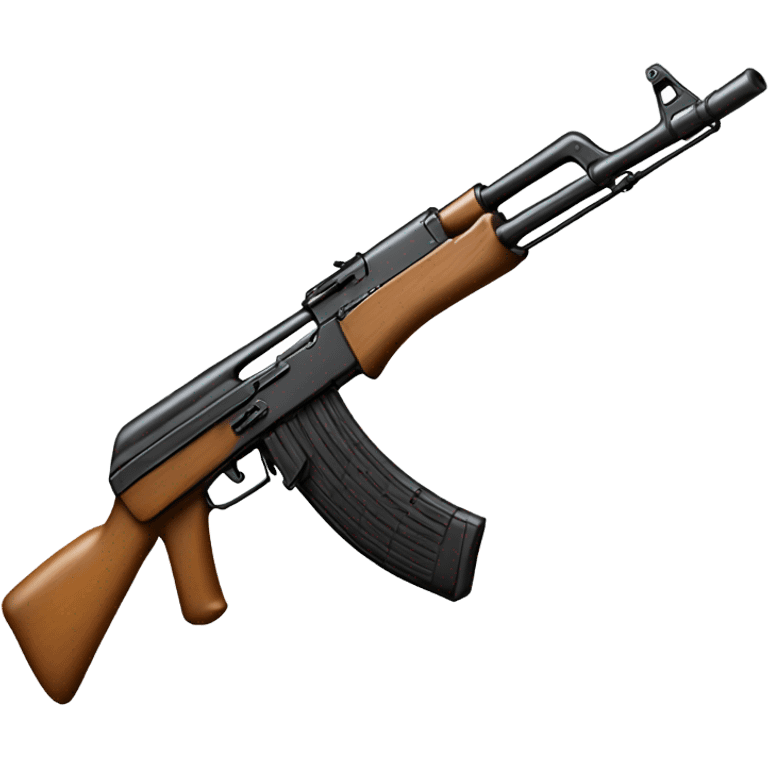 realistic Ak-47 Gun Emoji  emoji