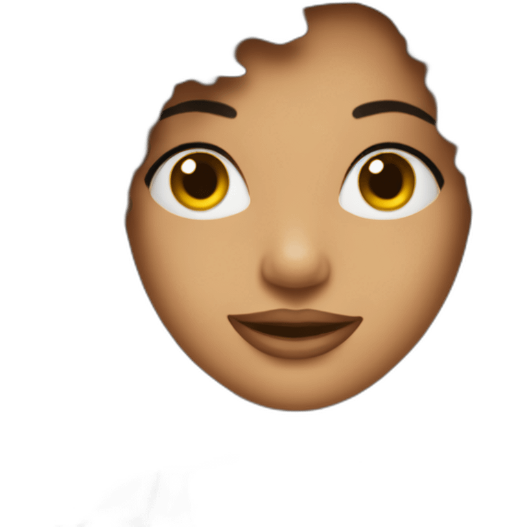 chanteuse brune emoji