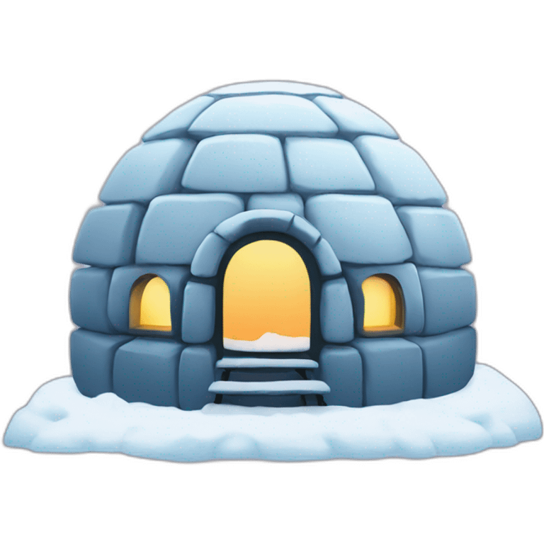 Spotify logo with igloo emoji