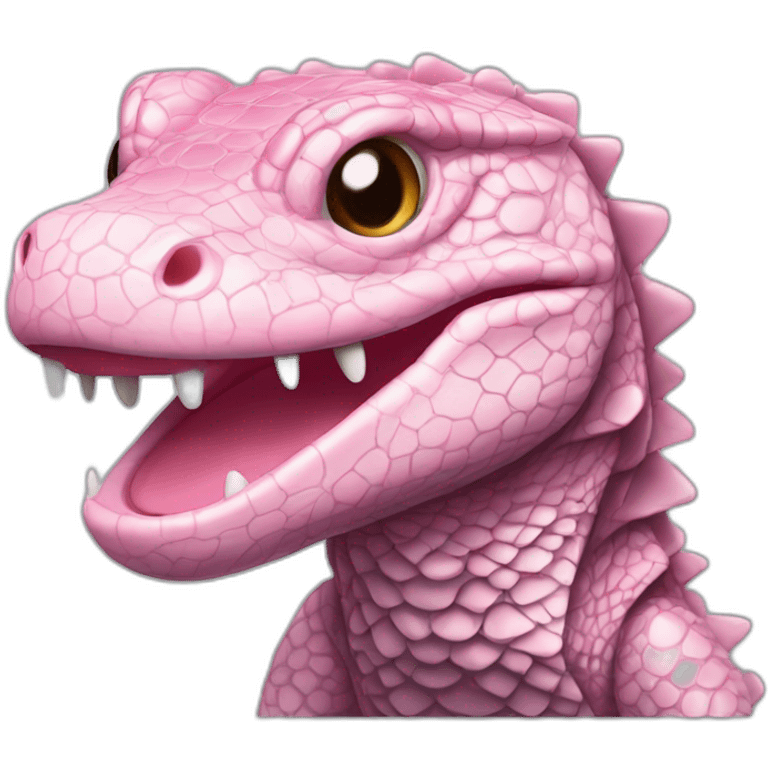 pink tegu lizard emoji