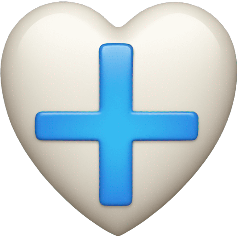 Blue heart with letter m emoji