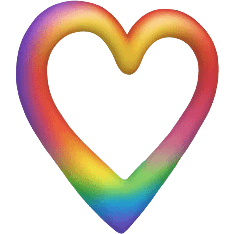 Rainbow heart emoji