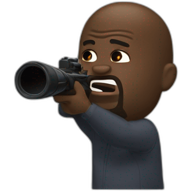 Shaquille Oneal shooting emoji