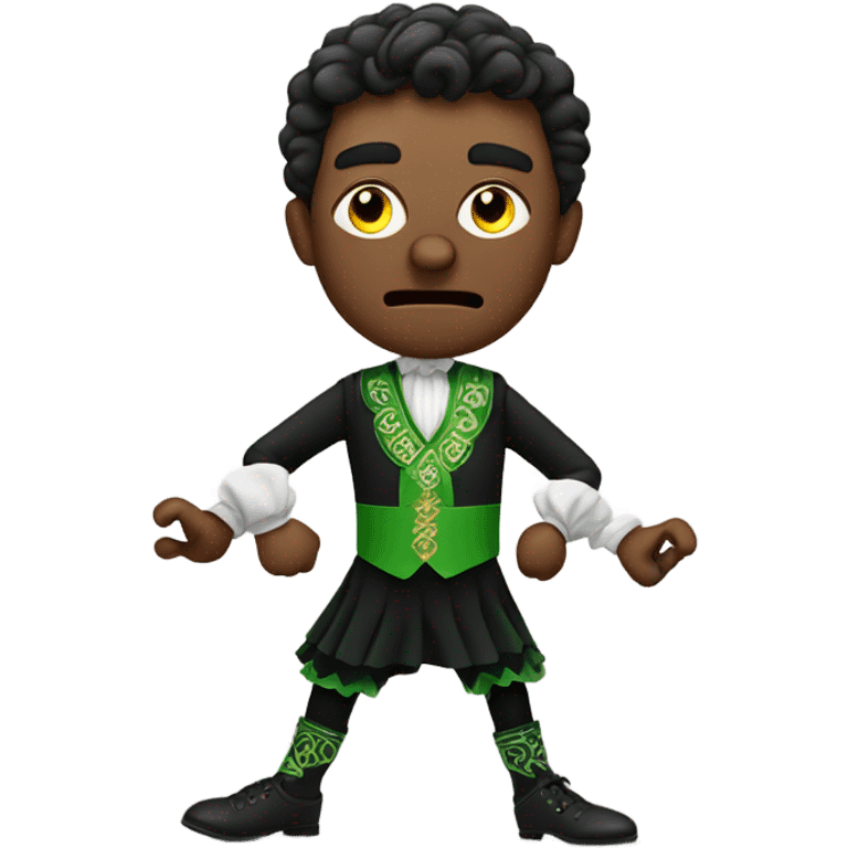 Angry Irish dancing man emoji