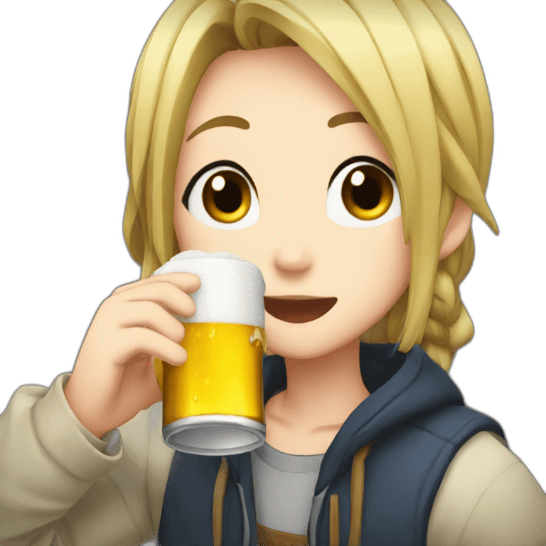 anime-tyan-drinking-beer emoji