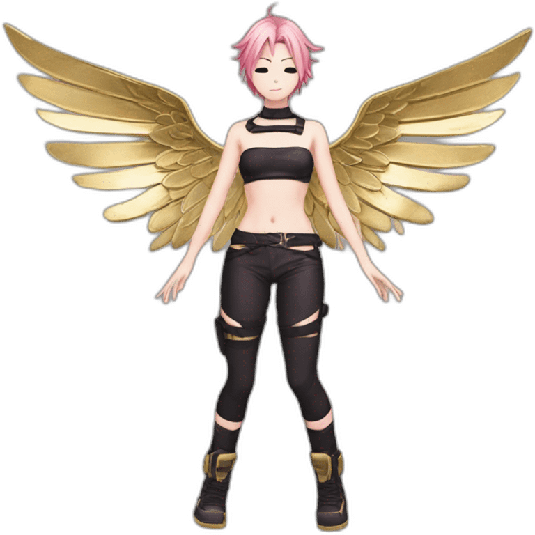 sakura-haruno,-bare-belly,-wings,-choker,-bathed-in-shadows,-fov-90-degrees,-short-lighting,-l-usm,-cold-colors,-gilded-technique,-extremely-hyper-aesthetic,-absurdres emoji