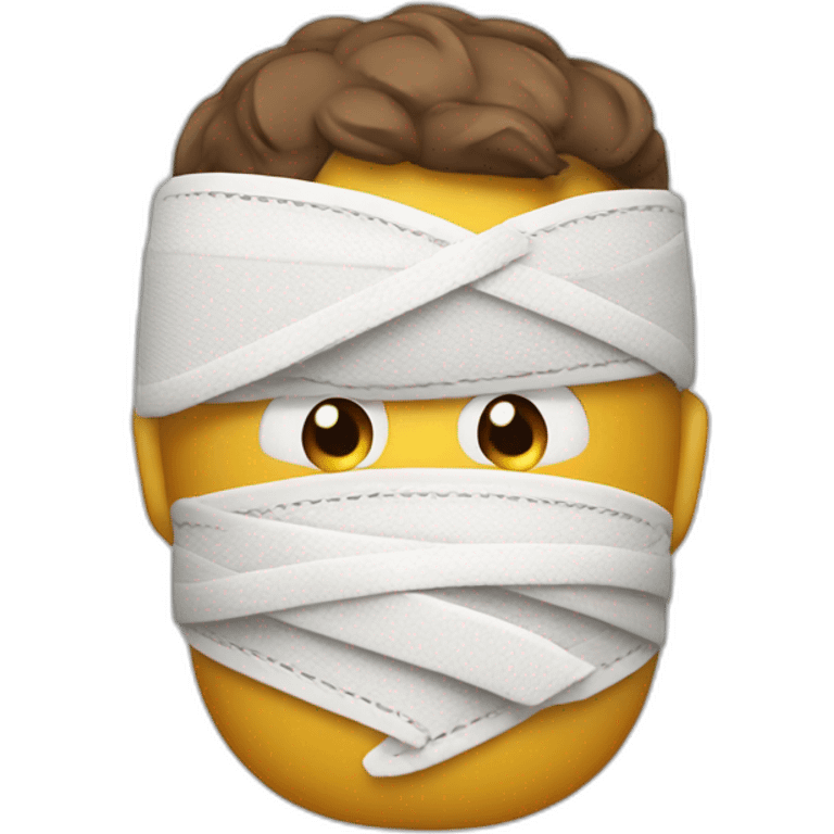 Cœurs avec bandage emoji