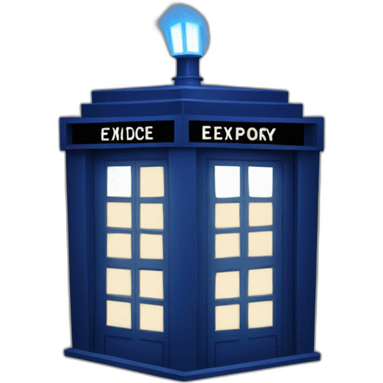 The TARDIS emoji