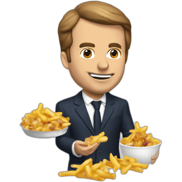 Macron qui gifle poutine emoji