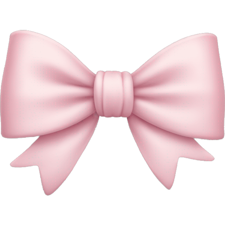 Pale Pink bow emoji